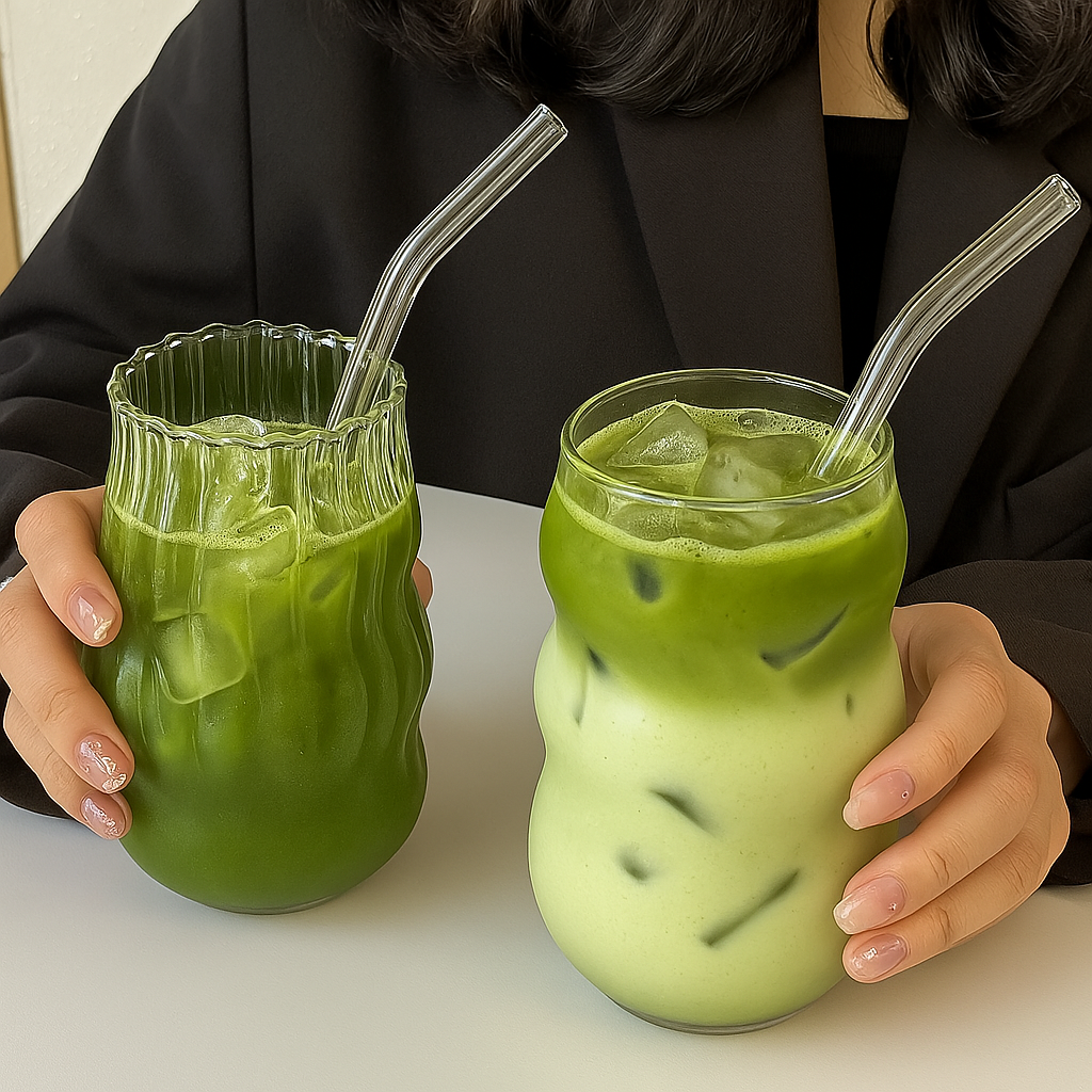 Aesthetic Drink Glasses - My Matcha Mate